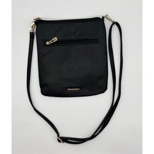 Montana West Soft Black Leather Crossbody Bag